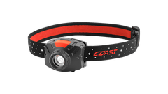 COAST FL60 400 Lumen LED Headlamp with Reflective Safety Strap, front photo