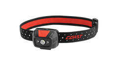 COAST FL19 330 Lumen Dual Color LED Headlamp with Reflective Safety Strap, front photo