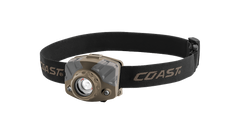 COAST FL68 400 Lumen Tri Colored LED Headlamp, Flat Dark Earth Color, front photo