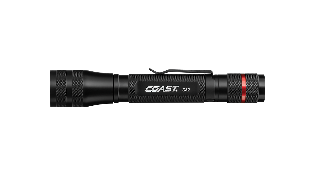 COAST G32 355 Lumen 6.4 Inch LED Flashlight, side photo