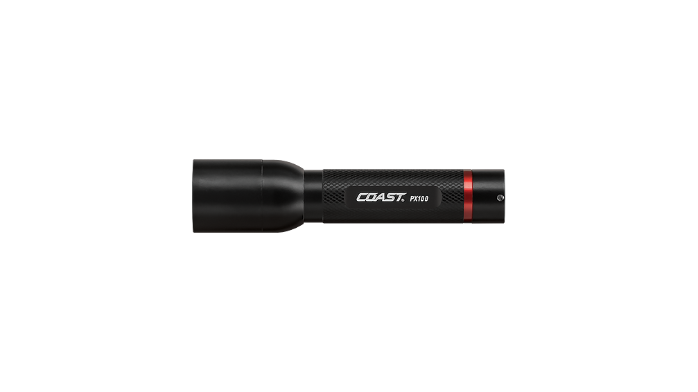 COAST PX100 4.2 Inch 400nm Wave Length UV Flashlight, side photo