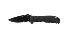 COAST RX350 3.625 Inch Stainless Steel Blade Folding Knife with Nylon Handle, Blade Assist, Max Lock, side photo