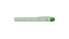 COAST Green HP4 120 Lumen 5.8 Inch LED Flashlight Tail Cap, side photo